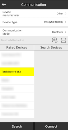 SurPad connecting over Bluetooth